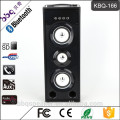 BBQ KBQ-166 NEW hot-selling multimedia speaker system wireless tower wood bluetooth speaker